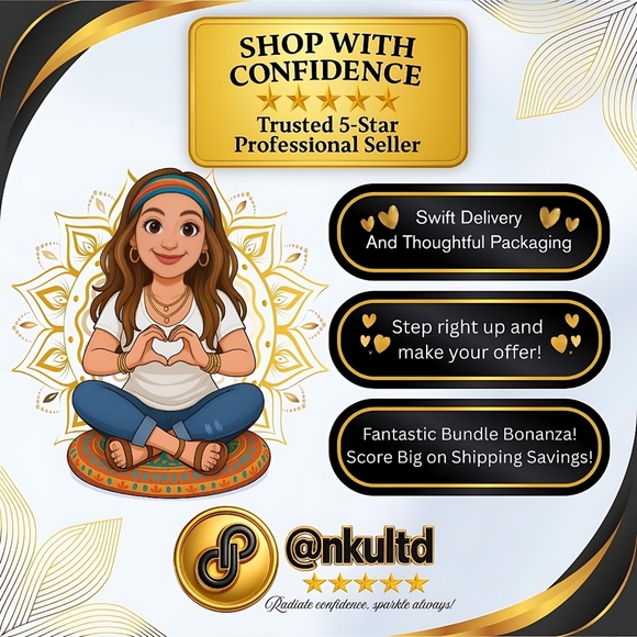 🆕️Vintage-Inspired Gold Cuff Bracelet | Green Zirconia Gems | 18K Gold Plated ✨ - Picture 5 of 15